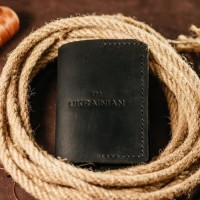 Обложка на паспорт черная I'm Ukrainian
