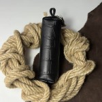 Ключница крокодил черная унисекс