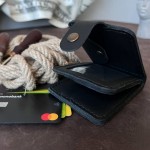 Мужской кошелек Бифолд Сиэтл черный
