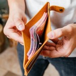 Мужской кошелек Бифолд рыжий