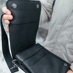 Мужская кожаная сумка через плечо Канзас