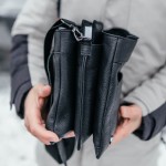 Мужская кожаная сумка через плечо Канзас