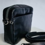 Женская сумка Джорджия гладкая черная