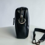 Женская сумка Париж черная гладкая