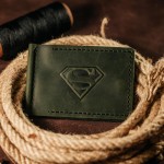 Зажим для денег зеленый Superman