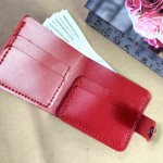Женский кошелек Бифолд красный